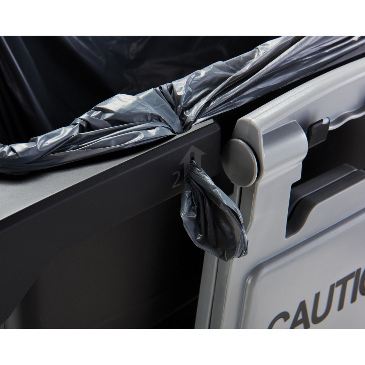 Rubbermaid Kompakter Reinigungswagen Slim Jim® Rim Caddy Kit Detail 1 ZOOM