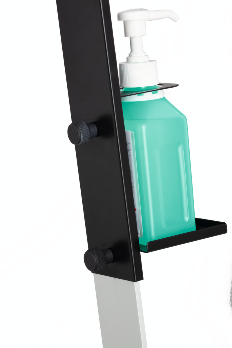 Desinfektionsmittelspender mit variabler Flaschenaufnahme, mit Armhebel Milieu 5 ZOOM