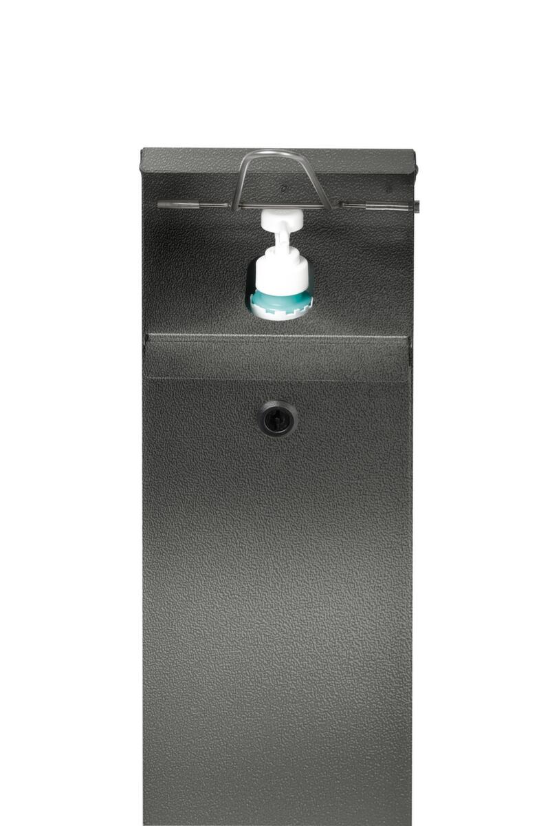 VAR Desinfektionsmittelspender HDS 124 für den Außenbereich, mit Armhebel Detail 2 ZOOM