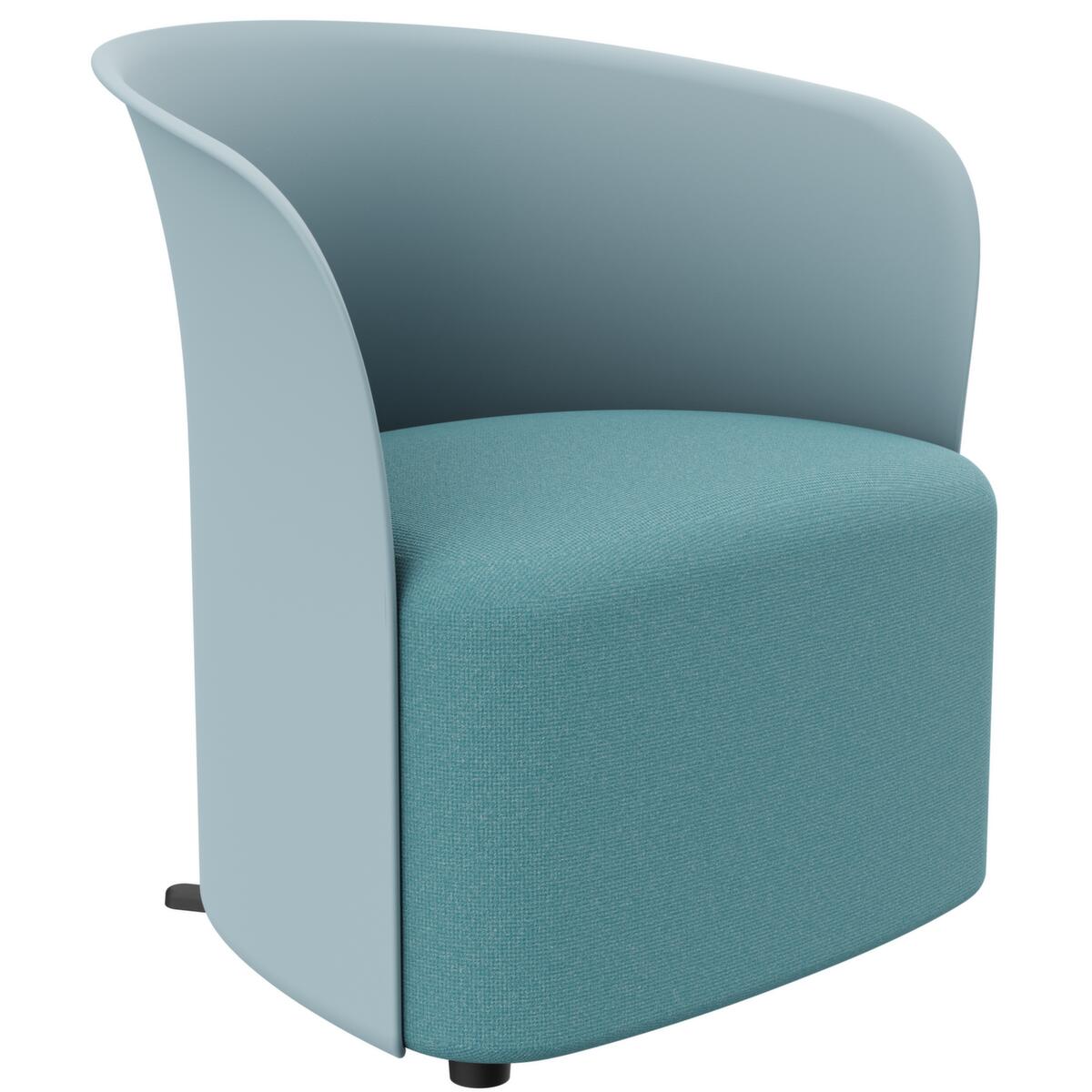 Paperflow Sessel CROWN mit komfortabler Sitzschale Standard 4 ZOOM