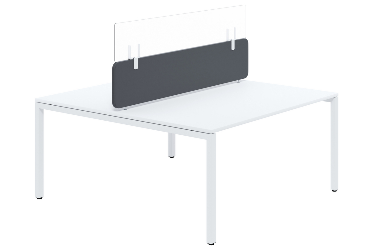 Paperflow Hygieneschutzwand für Tischtrennwand Standard 1 ZOOM