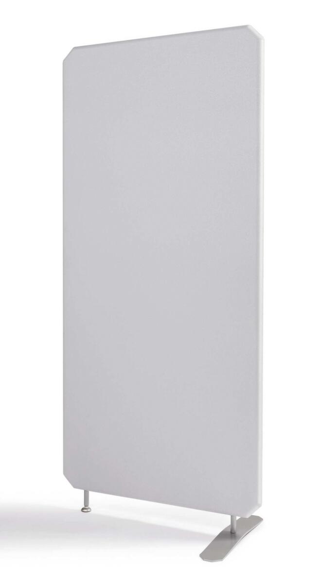 Schallabsorbierende Stellwand, Höhe x Breite 1600 x 800 mm, Wand grau