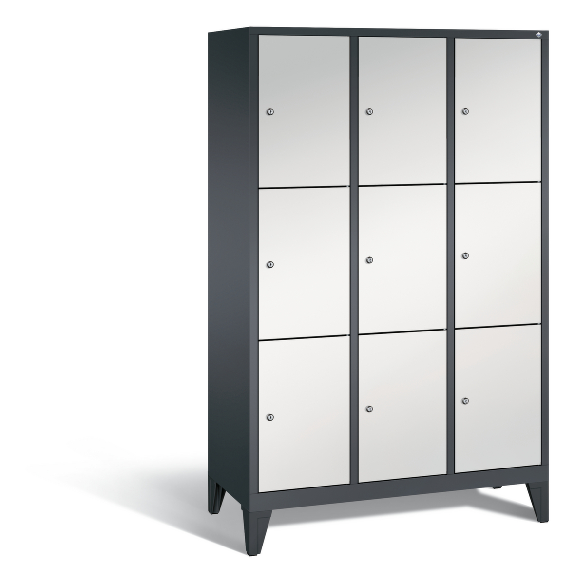 C+P Schließfachschrank Classic, 9 Fächer