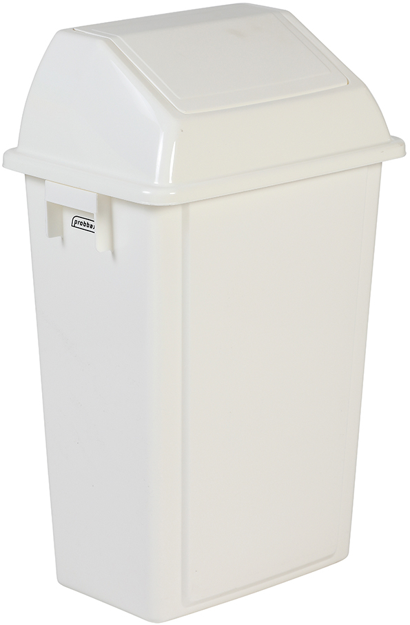 Wandabfallbehälter, 60 l, weiß Standard 1 ZOOM