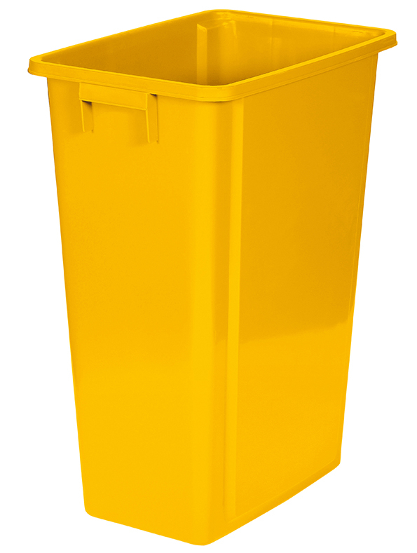 Offener Wertstoffsammler probbax®, 60 l, gelb Standard 1 ZOOM