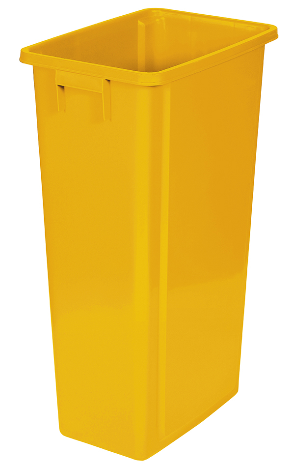 Offener Wertstoffsammler probbax®, 80 l, gelb Standard 1 ZOOM