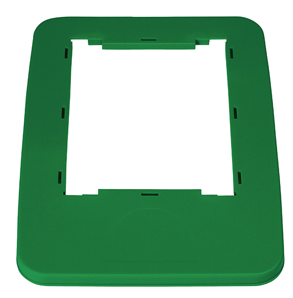 Rahmen probbax® für Wertstoffsammler, grün Standard 1 ZOOM