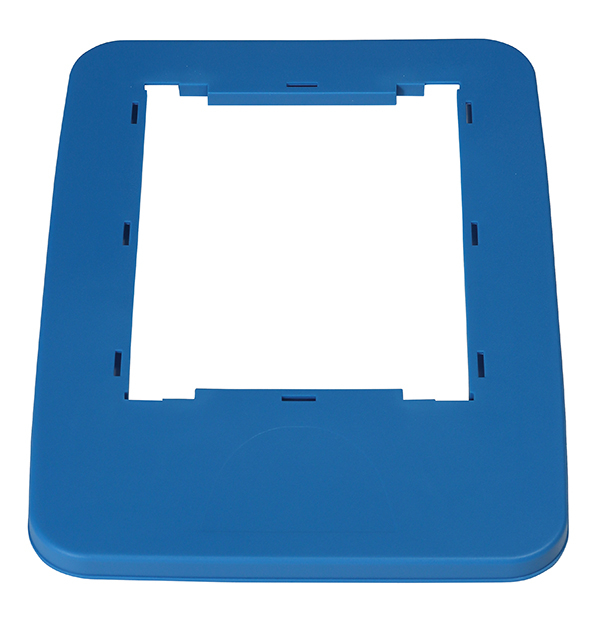 Rahmen probbax® für Wertstoffsammler, blau Standard 1 ZOOM