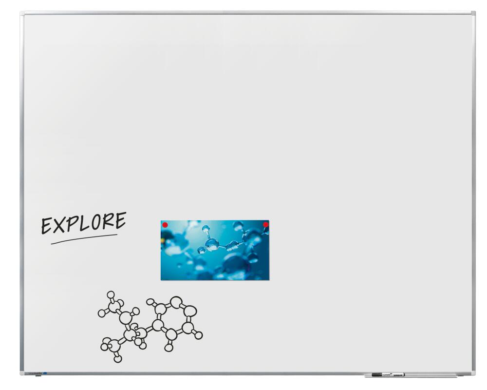 Legamaster Emailliertes Whiteboard PREMIUM PLUS in weiß, Höhe x Breite 1200 x 1500 mm Milieu 1 ZOOM