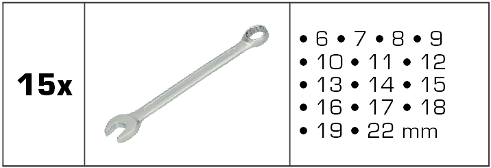 Brilliant Tools Ring-Maulschlüssel-Satz Standard 10 ZOOM