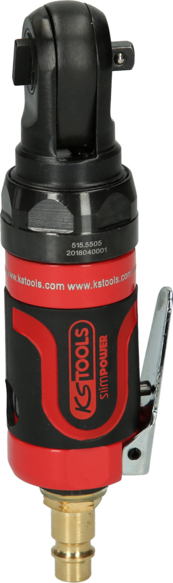 KS Tools 1/4" SlimPOWER Mini-Druckluft-Umschaltratsche 30Nm Standard 4 ZOOM