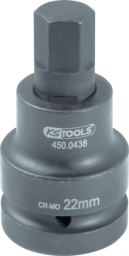 KS Tools 1" Kraft-Bit-Stecknuss Innensechskant Standard 2 ZOOM