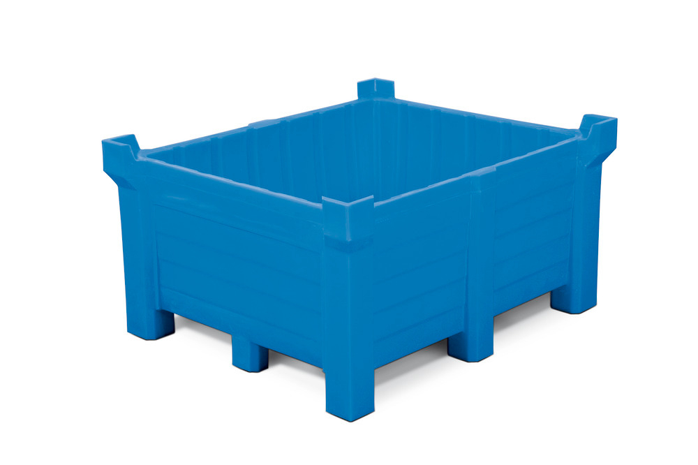Stapelbehälter, blau, Inhalt 400 l Standard 1 ZOOM