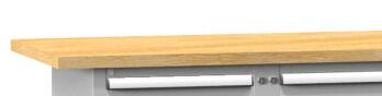 Werkbank Spinell, 11 Schubladen, RAL7035 Lichtgrau/RAL7035 Lichtgrau Detail 2 ZOOM