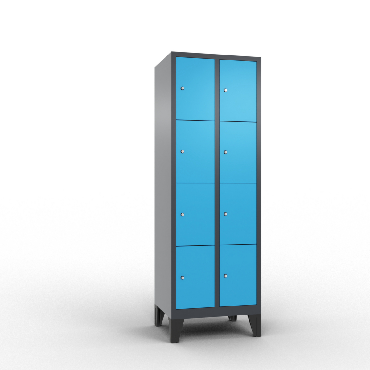 C+P Schließfachschrank Classic, 8 Fächer