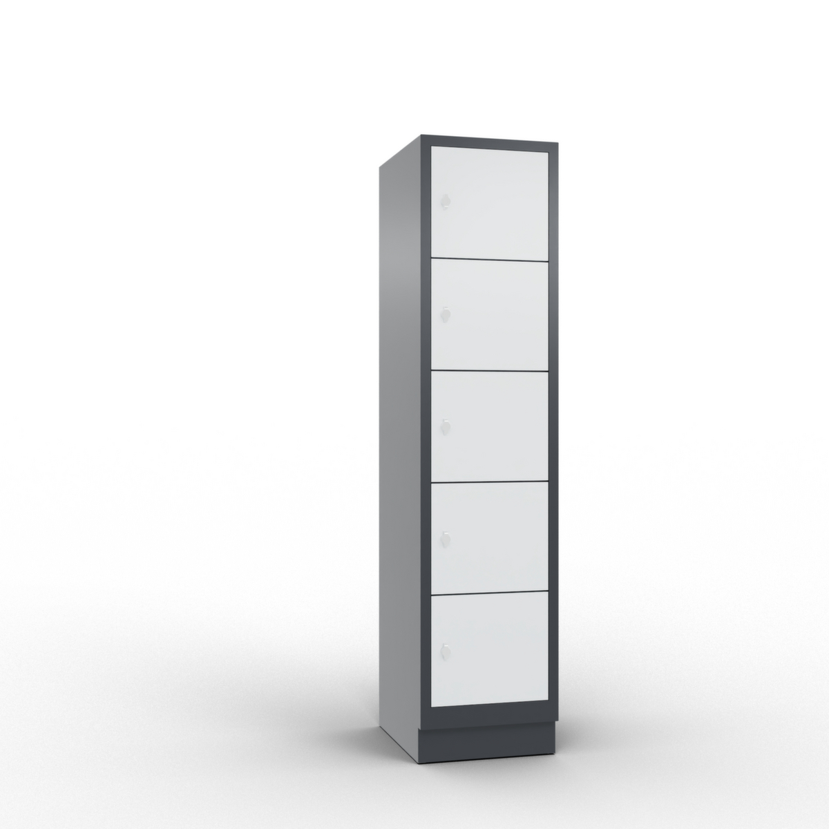 C+P Schließfachschrank Classic, 5 Fächer