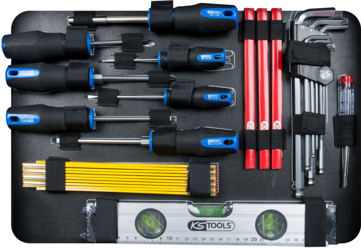 KS Tools 1/4"+1/2" Sanitär-Werkzeugkoffer Standard 5 ZOOM
