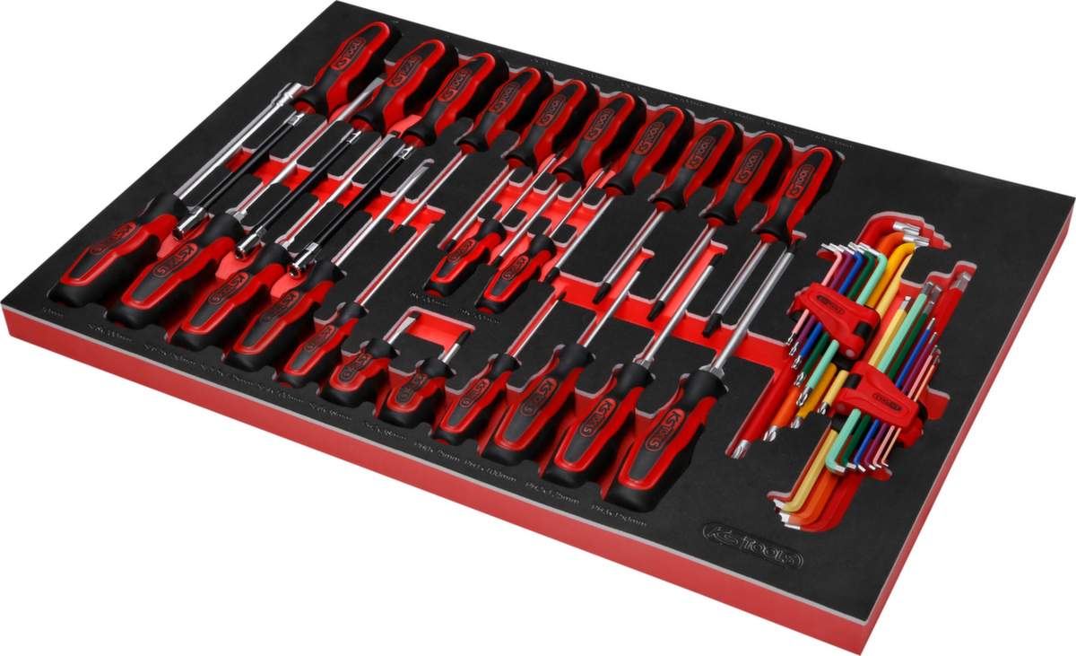 KS Tools Performanceplus Werkstattwagen-Satz P10 mit 397 Werkzeugen für 7 Schubladen Standard 5 ZOOM