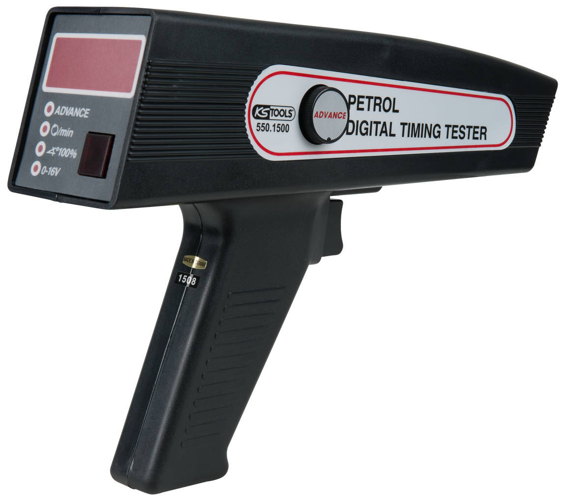 KS Tools Digitale Zündzeitpunktpistole (Stroboskop) mit LED-Anzeige Standard 7 ZOOM