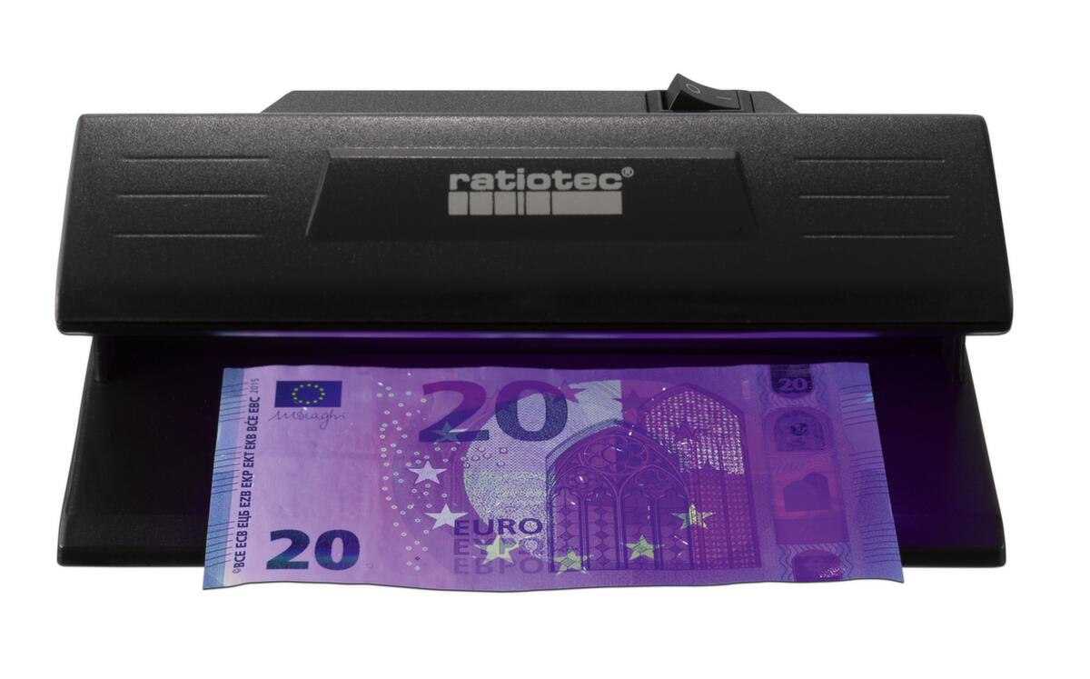 ratiotec Geldscheinprüfer Soldi 120 UV-LED, für alle Währungen Milieu 2 ZOOM