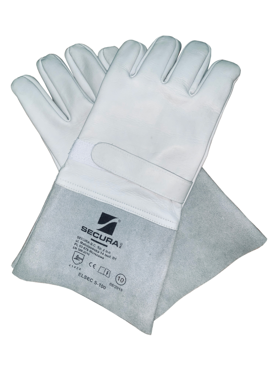 Schutzhandschuhe aus Rindsleder Standard 1 ZOOM