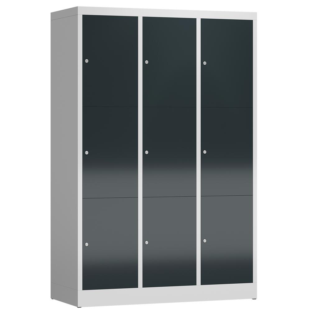 Schließfachschrank ClassiX, 9 Fächer