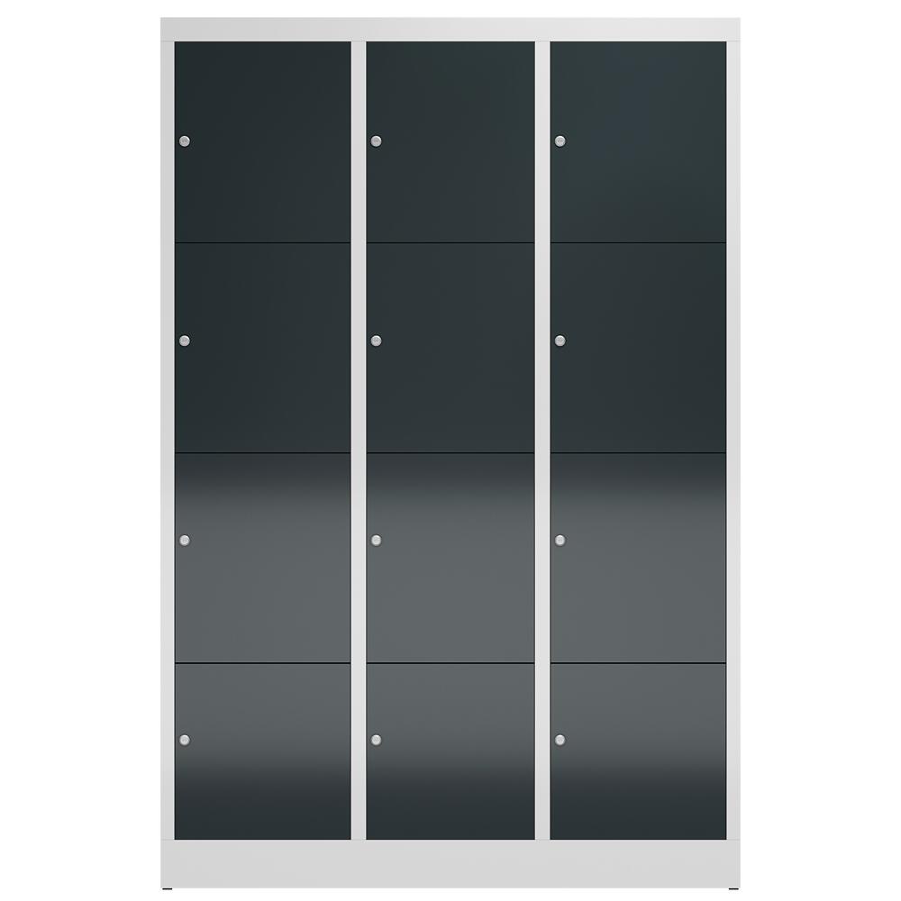 Schließfachschrank ClassiX, 12 Fächer Standard 2 ZOOM