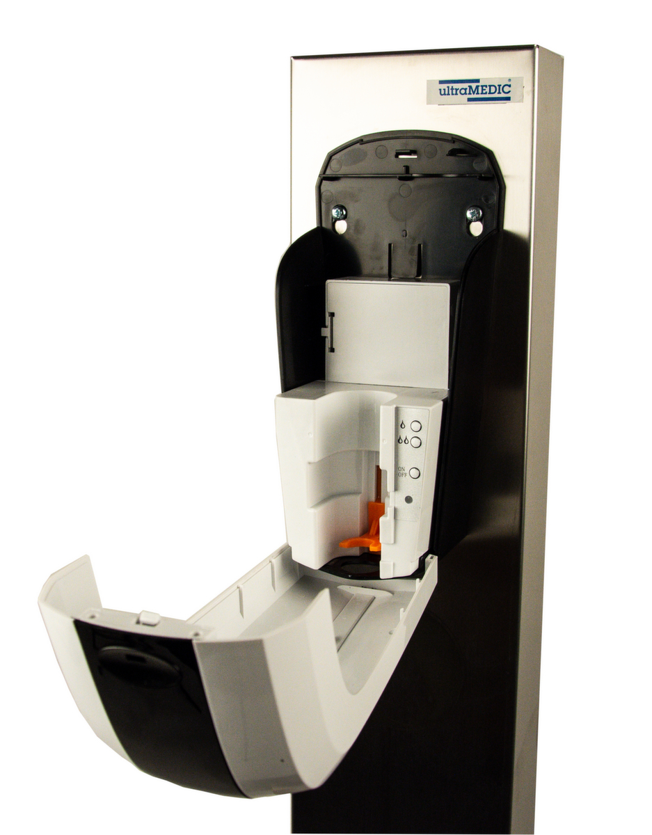 ultraMEDIC Desinfektionsmittelspender ultraTOWER II, mit Sensor Detail 1 ZOOM