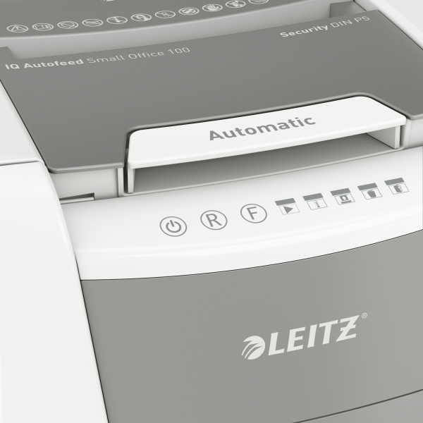 Leitz Aktenvernichter IQ Small Office, Mikro 2x15 mm Detail 1 ZOOM