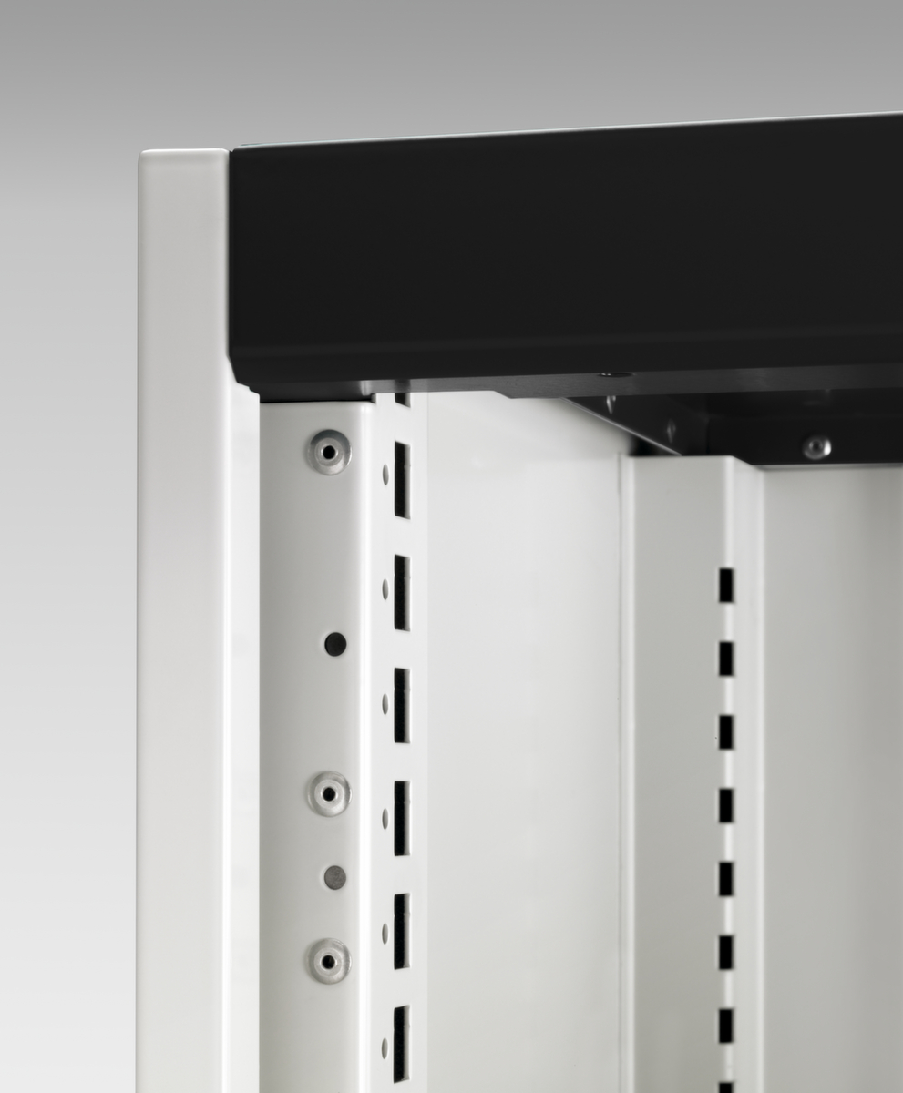 bott Schubladenschrank cubio Grundfläche 800x750 mm, 6 Schublade(n), RAL7035 Lichtgrau/RAL7035 Lichtgrau Standard 6 ZOOM