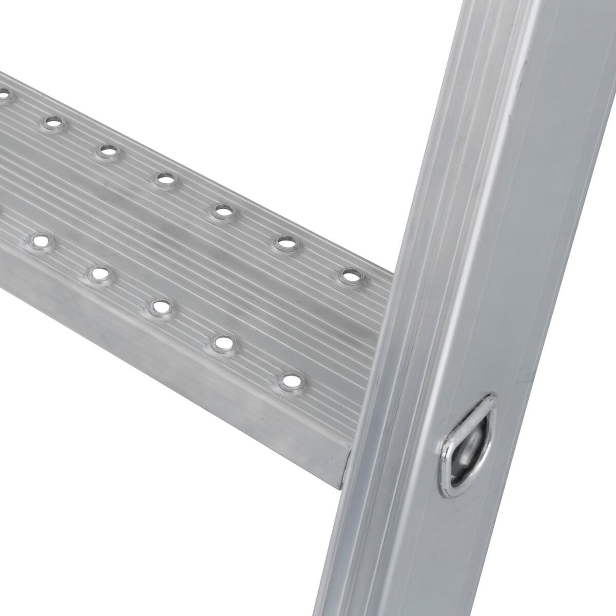 Krause Stufen-Doppelleiter STABILO® Professional, 2 x 3 Stufen mit R13-Belag Detail 3 ZOOM