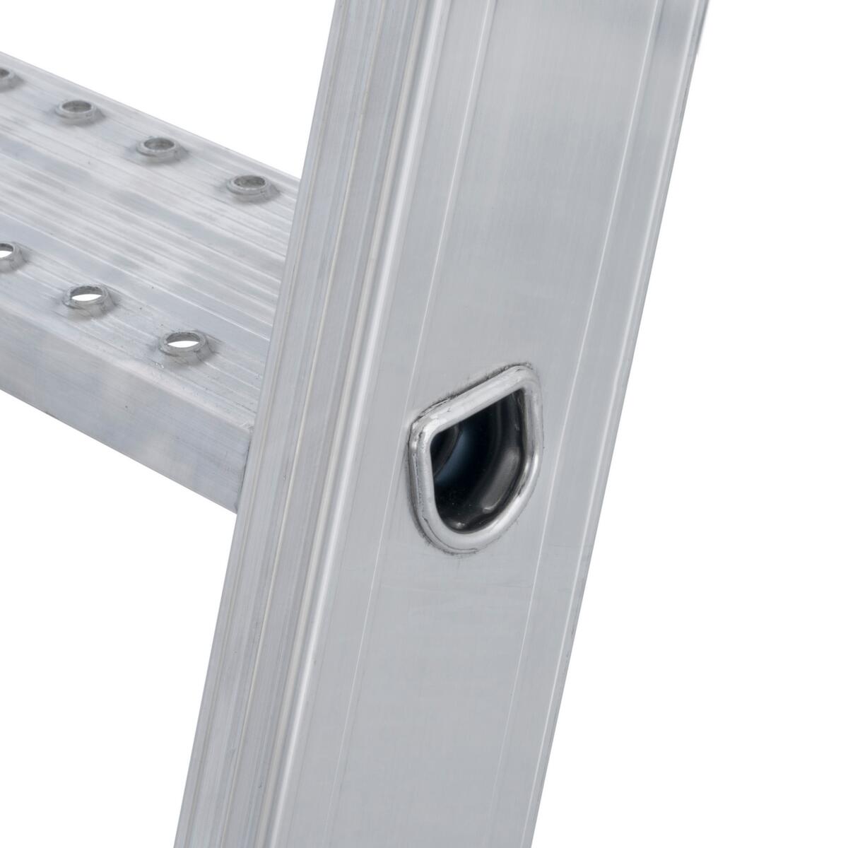 Krause Stufen-Doppelleiter STABILO® Professional, 2 x 3 Stufen mit R13-Belag Detail 4 ZOOM