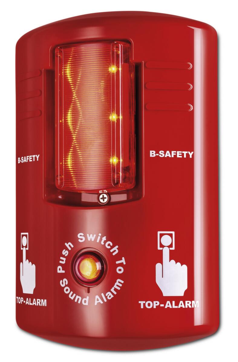 B-Safety Alarm TOP-ALARM mit Sirene und Blitzlicht, Befestigung Zur Wandmontage Standard 2 ZOOM