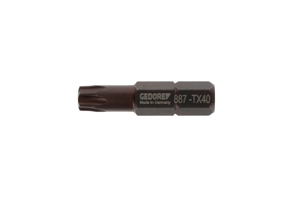 GEDORE 887 TX T40 Schraubendreherbit 5/16" Innen-TX T40 Standard 5 ZOOM