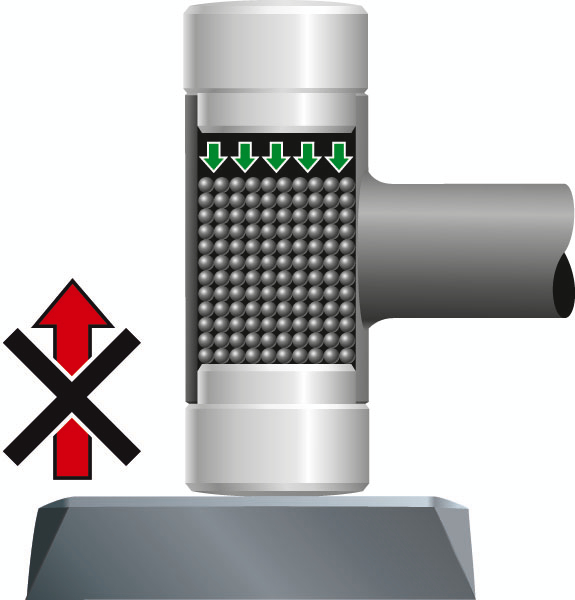 GEDORE 248 H-60 Rückschlagfreier Schonhammer Ø 60 mm Technische Zeichnung 1 ZOOM