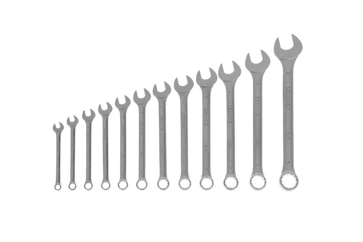 GEDORE 7-0112 Ring-Maulschlüssel-Satz 12-teilig UD-Profil 6-19 mm