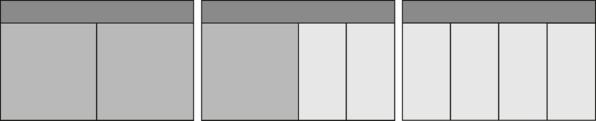 GEDORE 2430 Werkzeugtruhe mit 3 Schubladen Technische Zeichnung 1 ZOOM