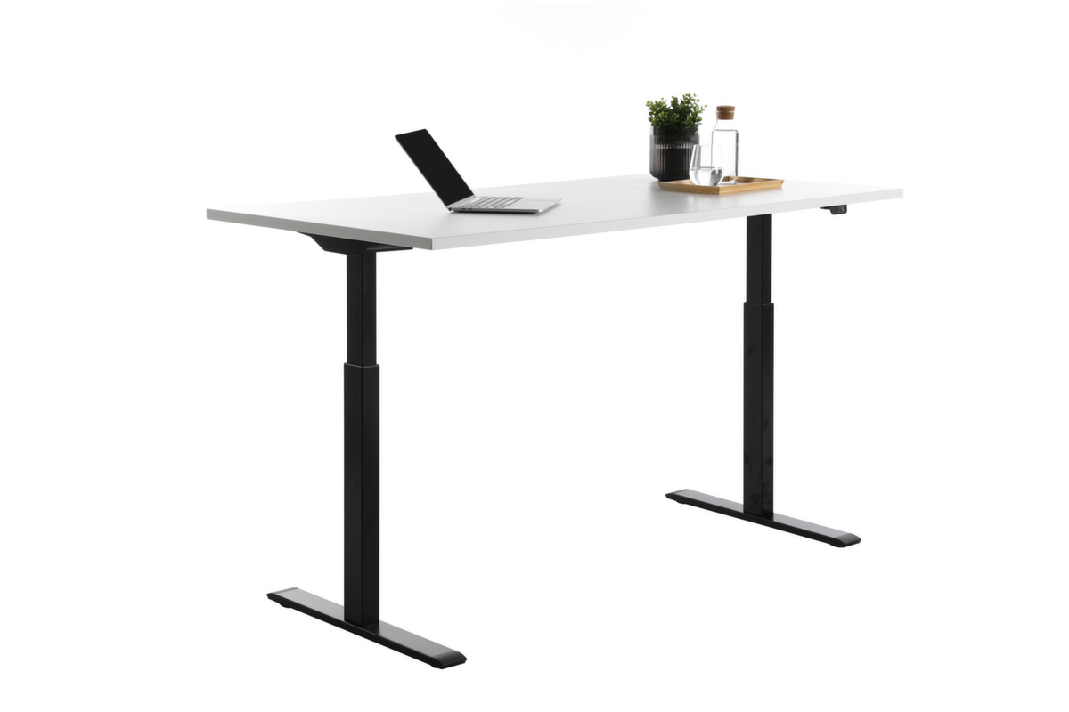 Topstar Elektrisch höhenverstellbarer Schreibtisch E-Table Smart mit T-Fußgestell Milieu 1 ZOOM