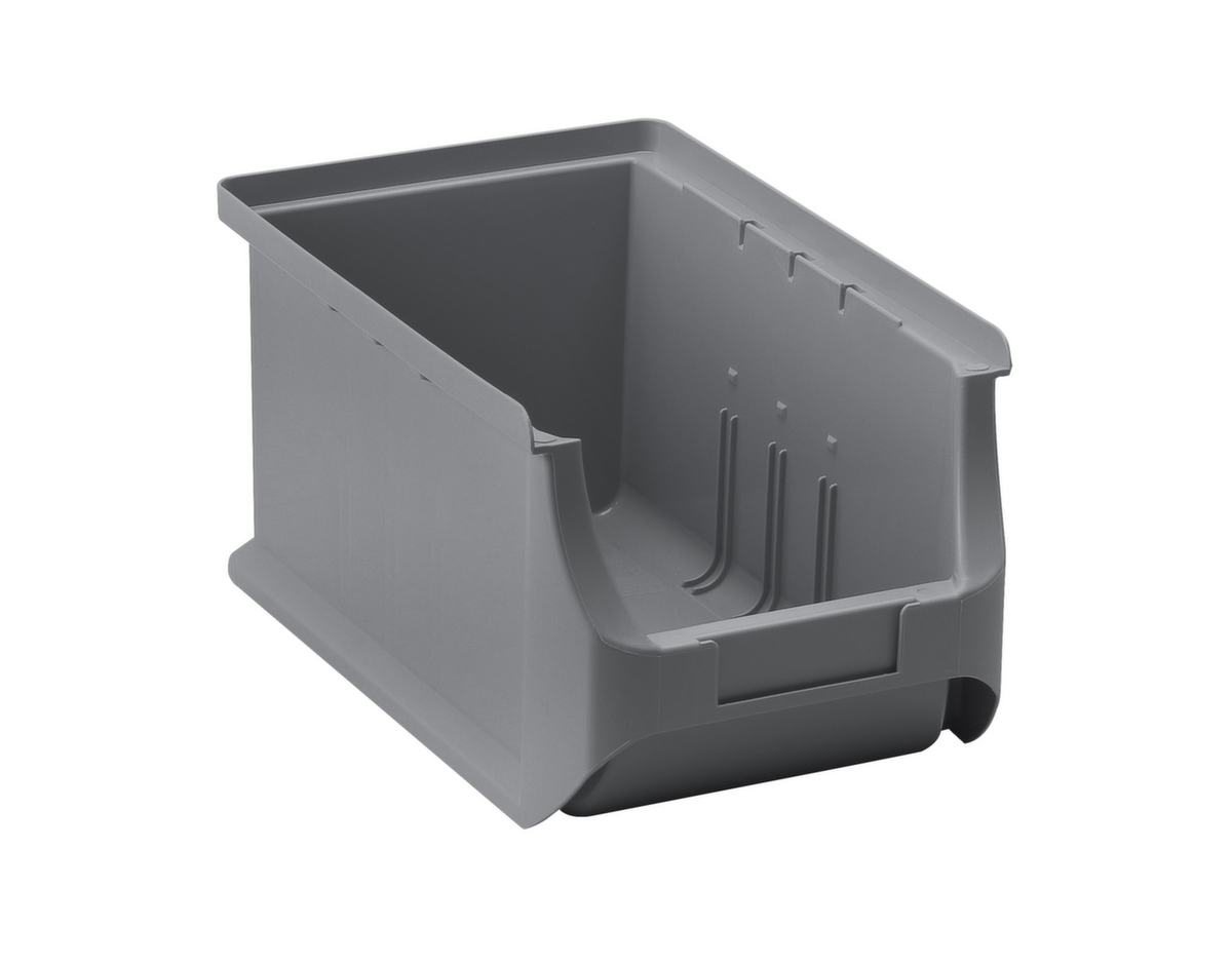 Allit Sichtlagerkasten ProfiPlus, grau, Tiefe 235 mm, Recycling-Kunststoff Standard 1 ZOOM