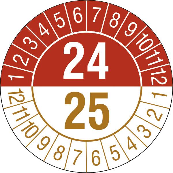 Prüfplakette für 2 Jahre Standard 1 ZOOM