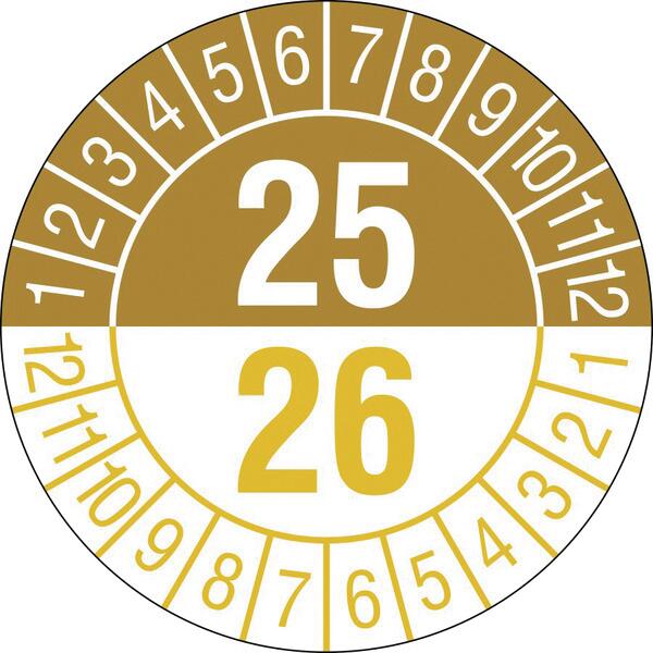 Prüfplakette für 2 Jahre Standard 1 ZOOM