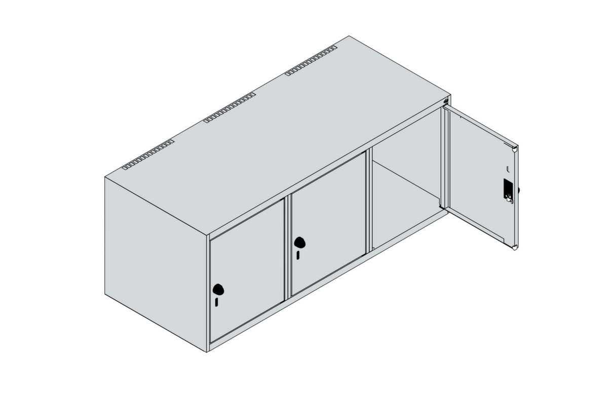 Aufsatzschrank für Flügeltürenschrank Technische Zeichnung 1 ZOOM