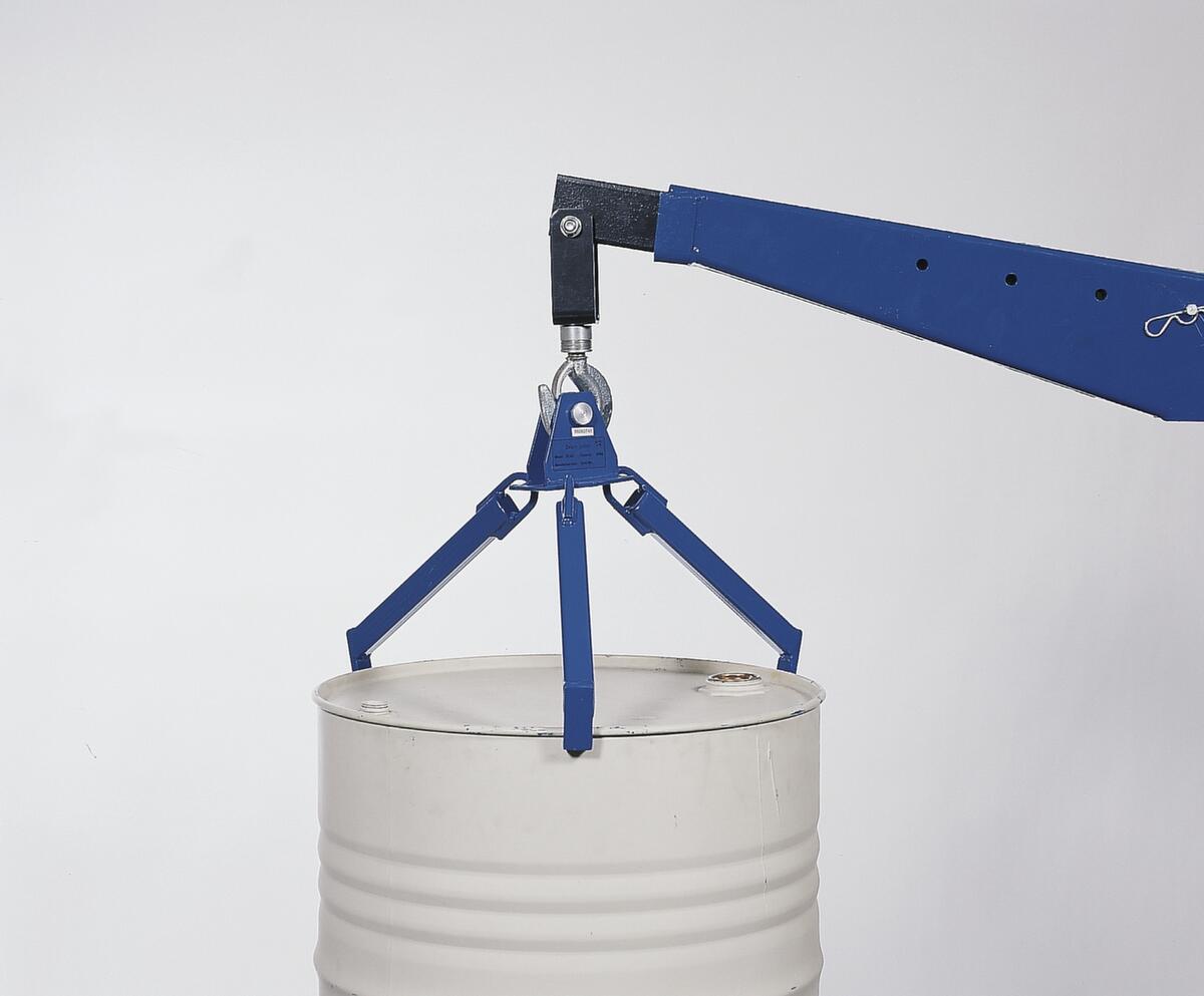 Fassgreifer für 200-/220-Liter-Fässer für Stahl- und Kunststofffässer, Aufnahme stehend Standard 1 ZOOM