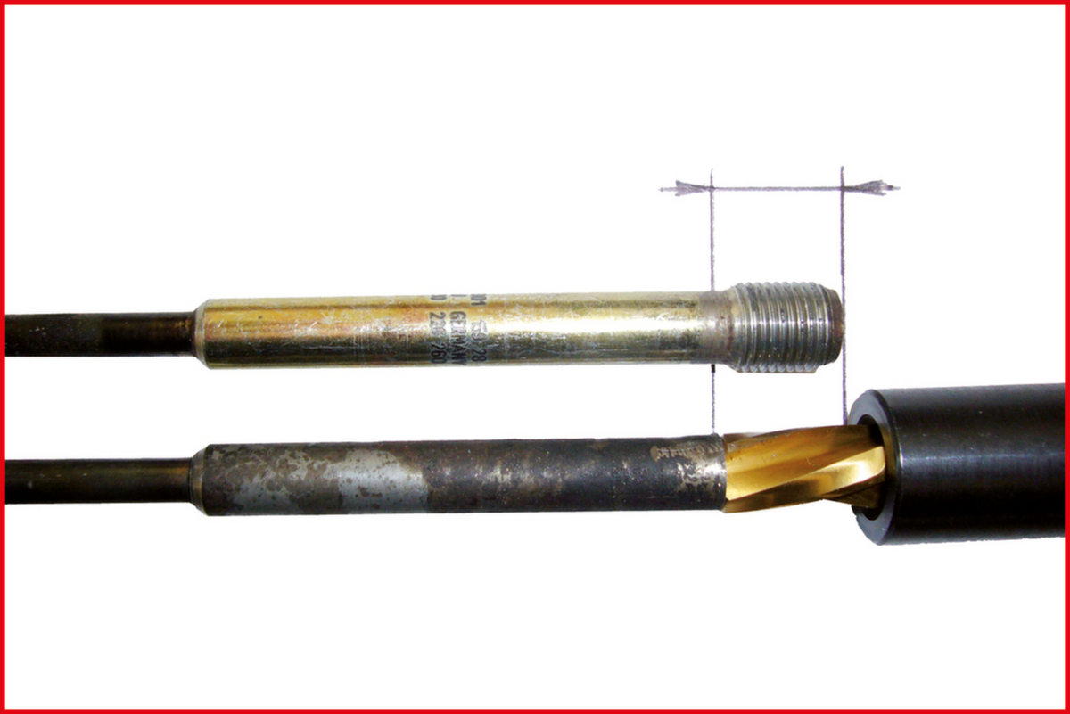 KS Tools Universal Glühkerzen-Ausbohrsatz M10 x 1 Detail 1 ZOOM