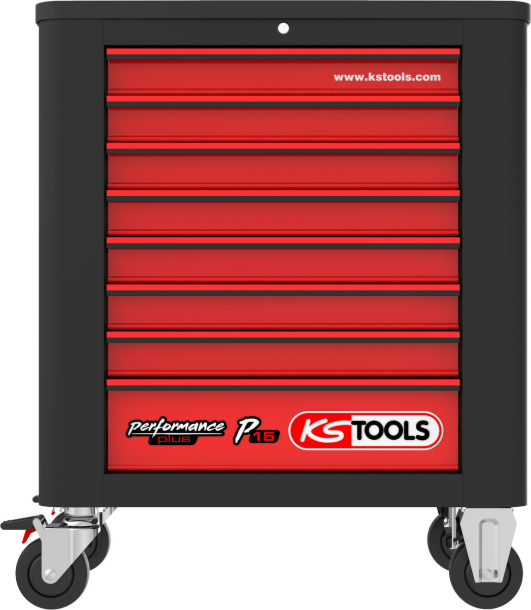 KS Tools Performanceplus Werkstattwagen-Satz P15 mit 423 Werkzeugen für 6 Schubladen Standard 2 ZOOM