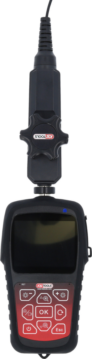 KS Tools HD-Videoskop-Satz mit Ø 3,9 mm 180° und 0° HD Frontkamera-Sonde Standard 5 ZOOM