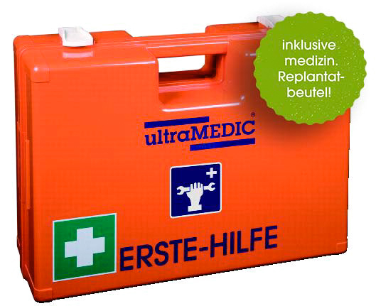 ultraMEDIC Erste-Hilfe-Koffer mit branchenspezifischer Füllung, Füllung nach DIN 13157 Standard 2 ZOOM