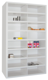 PAVOY Fächerregal Basis, Breite 1000 mm, 16 Fächer