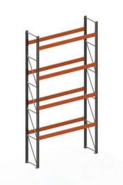 META Palettenregal MULTIPAL für 10 Paletten, 2900 mm breit, 5 Lagerebenen