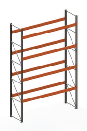 META Palettenregal MULTIPAL für 20 Paletten, 3770 mm breit, 5 Lagerebenen